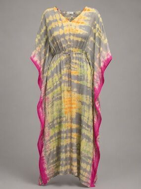 GANGA Tie-Dye Cotton Kaftan by Subhai Apparel